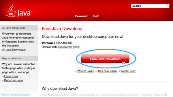 Free java download for mac